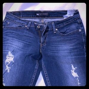 Levi super low skinny jean